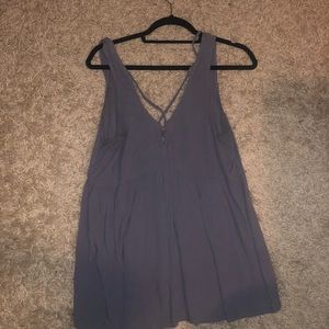 Blue tank top from American Eagle